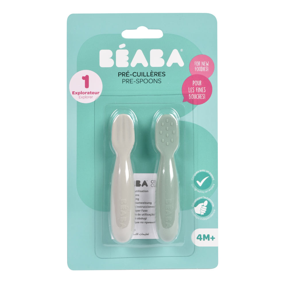 Beaba Set of 2 Silicone Pre-Spoons