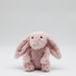 Sitting rabbit Soft Toy in pink color