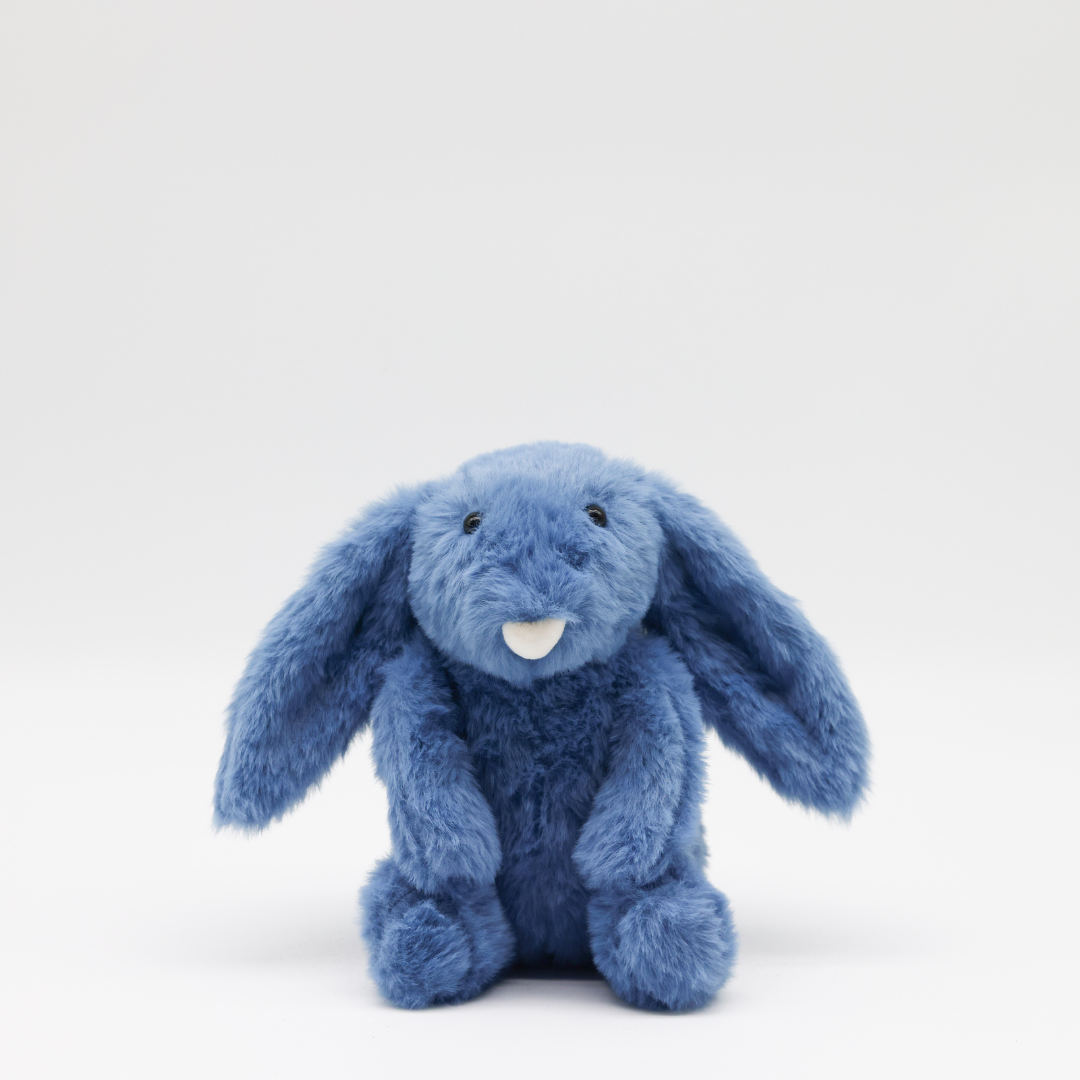  Sitting rabbit Soft Toy in blue color