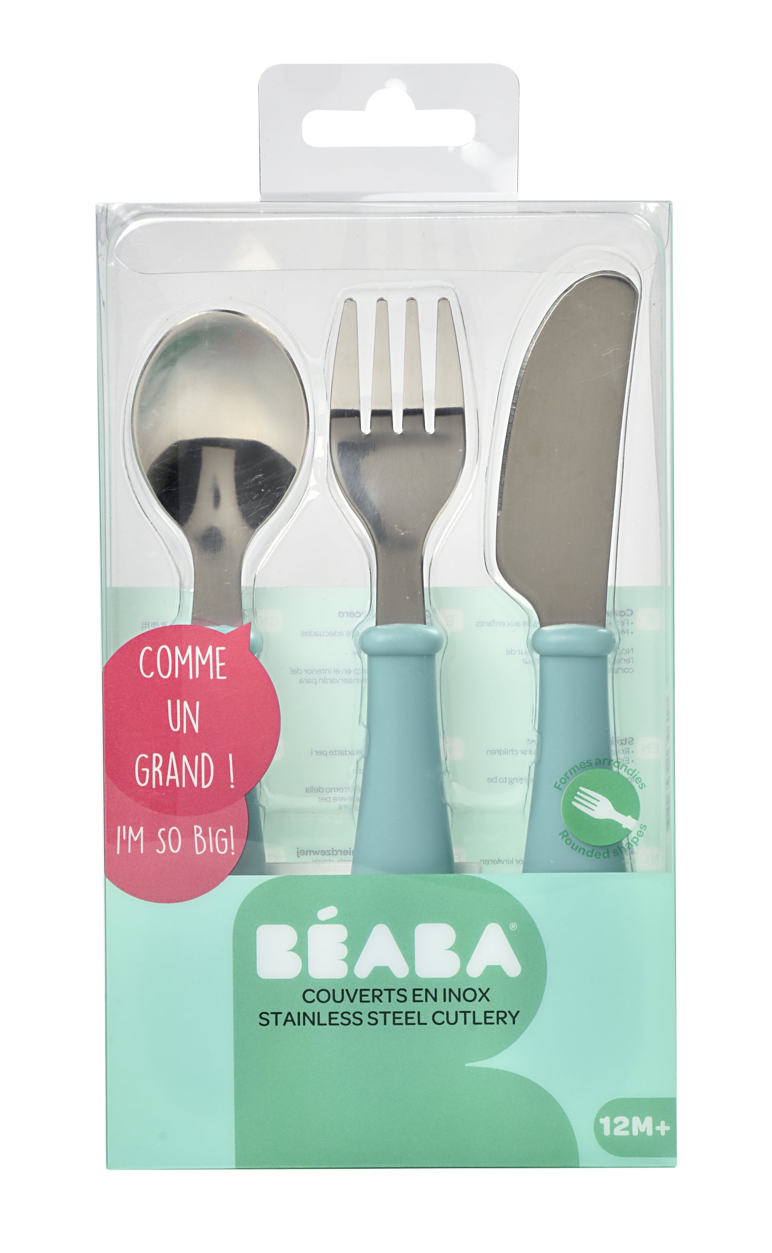 Beaba Stainless Steel Training Cutlery