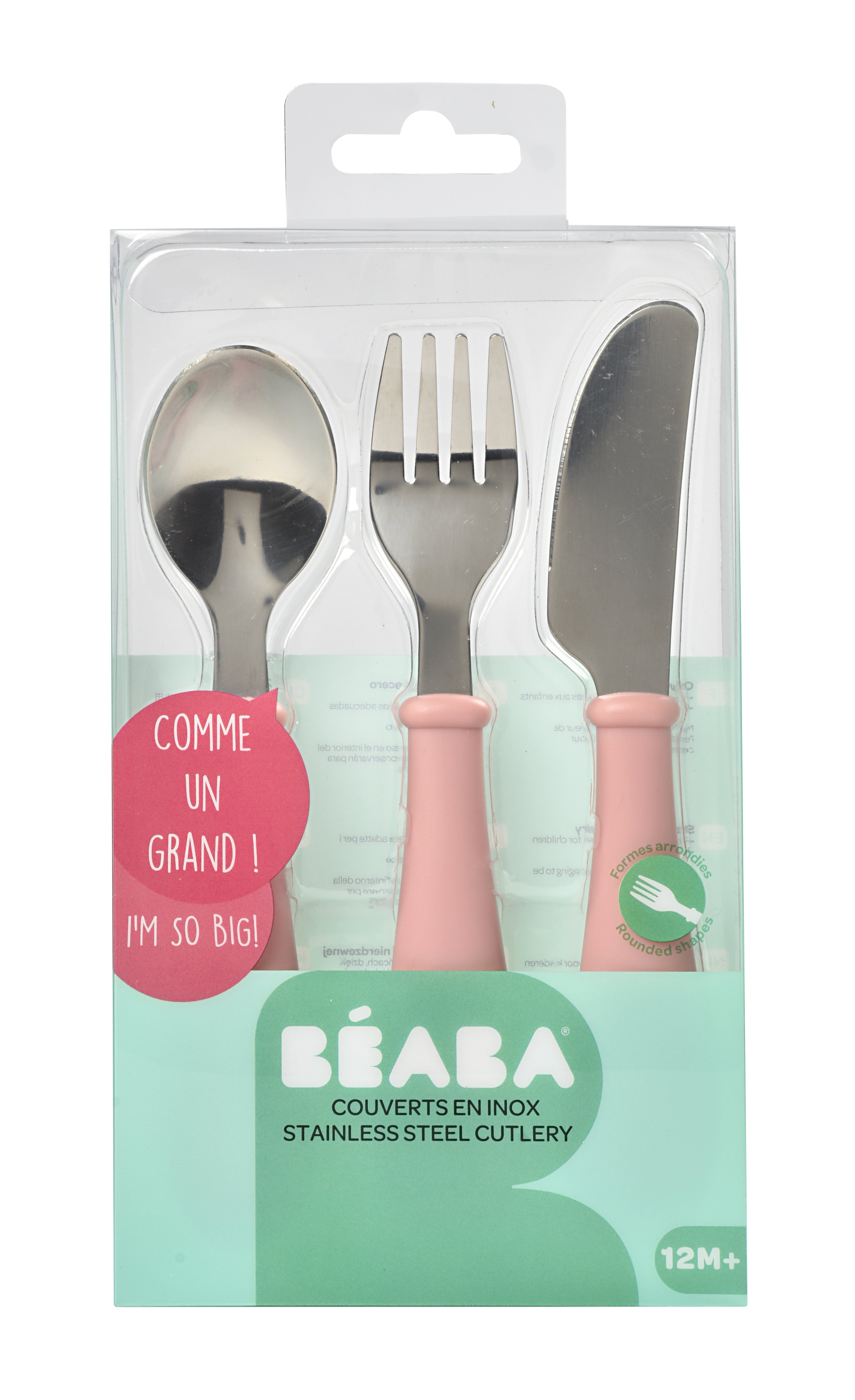 Beaba Stainless Steel Training Cutlery