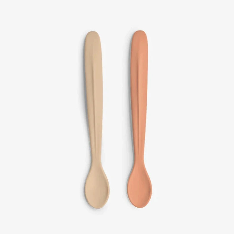 Citron 2024 Silicone Feeding Spoon Long Set of 2