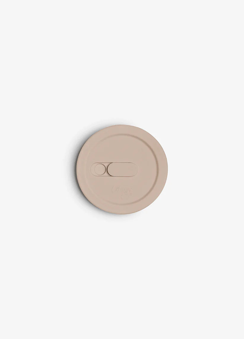 Citrone 2024 Silicone Cup Cover Lid Beige