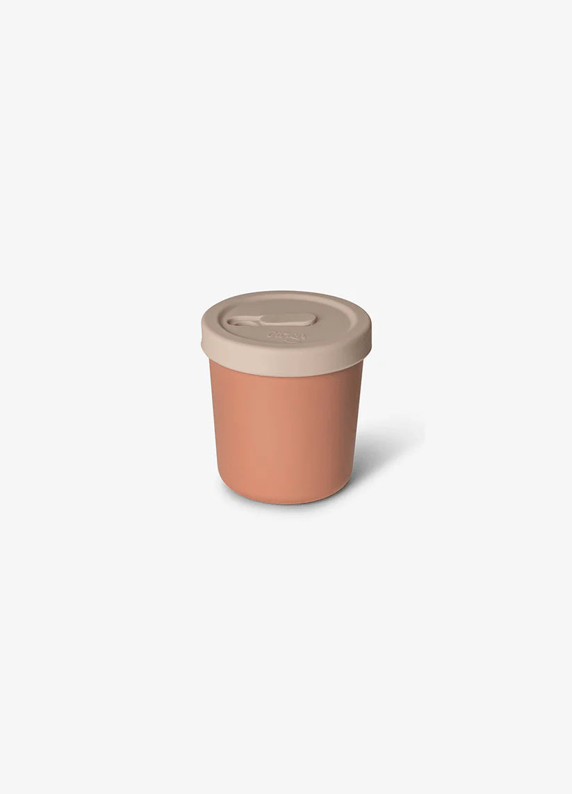 Citrone 2024 Silicone Cup Cover Lid Beige