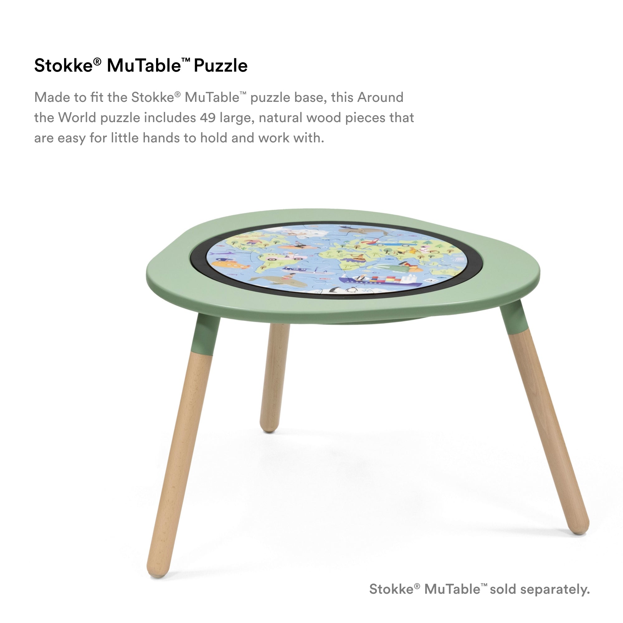 Stokke MuTable Puzzle V2 Around The World