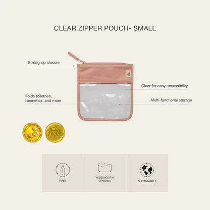 Citron 2024 Clear Zipper Pouch Small