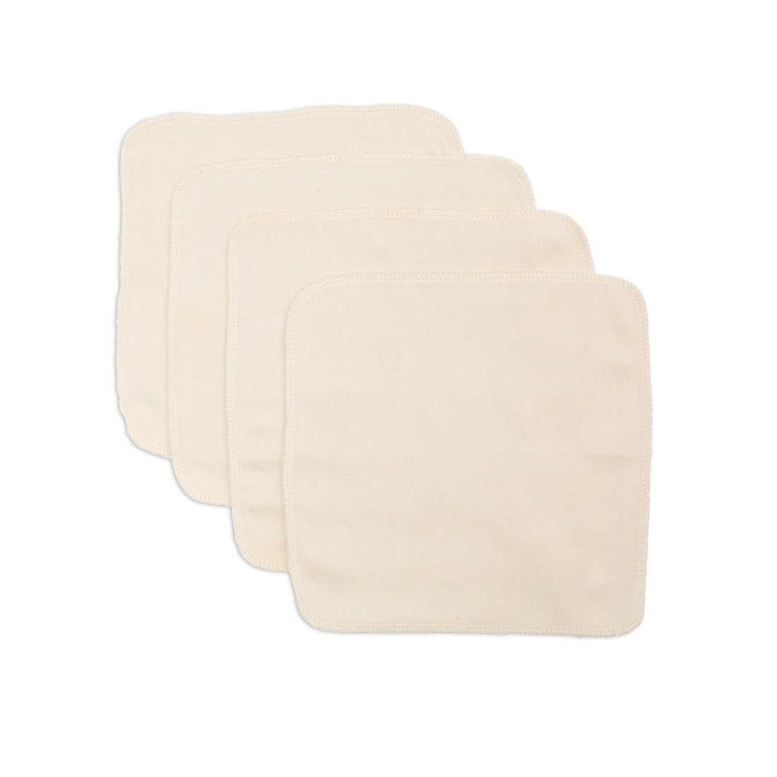 Lulujo Organic Cotton Face Cloths (4-Pack)