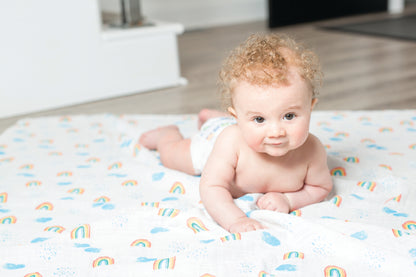 Lulujo 3-Pack Bamboo Muslin Swaddle Blankets