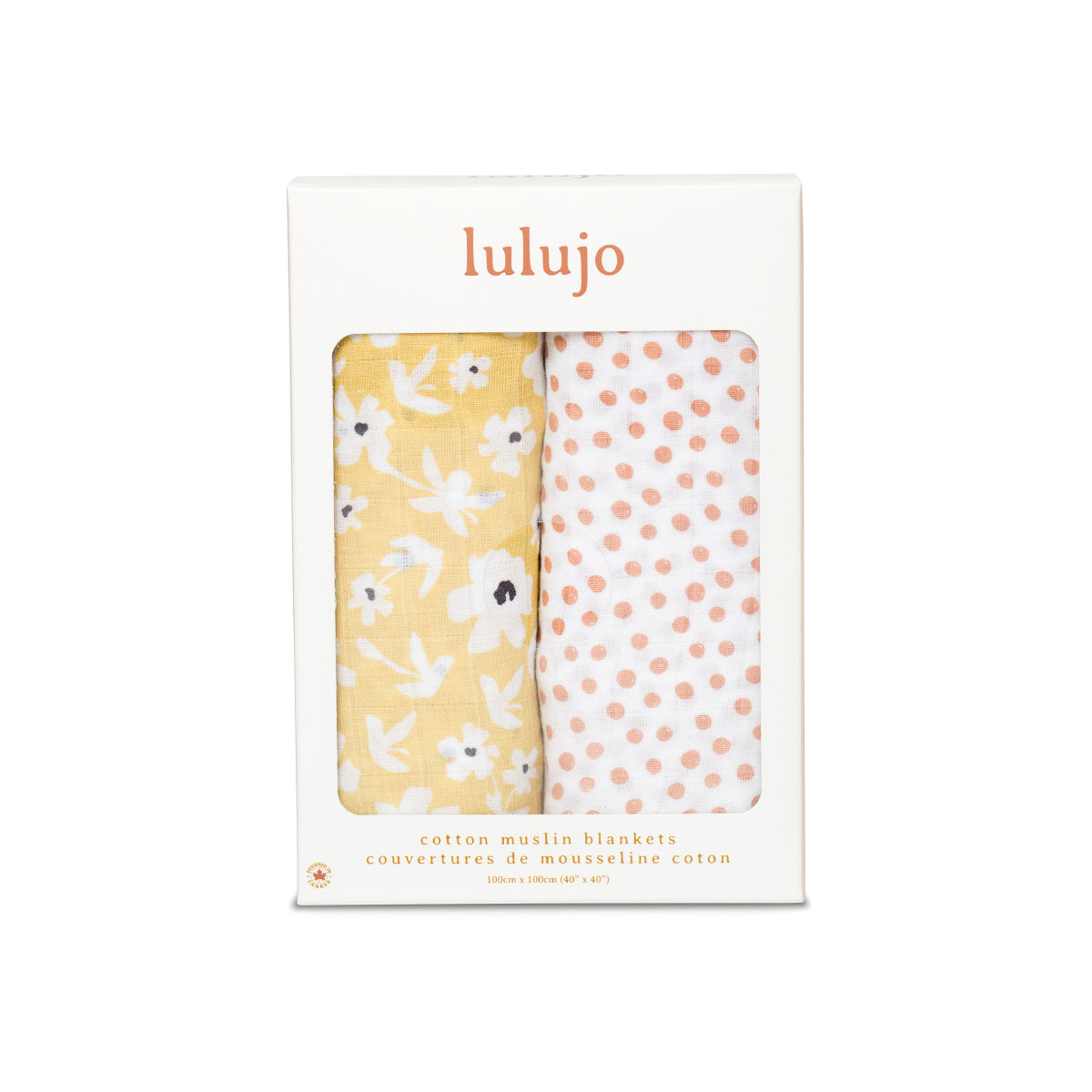 Lulujo 2-Pack Cotton Swaddles