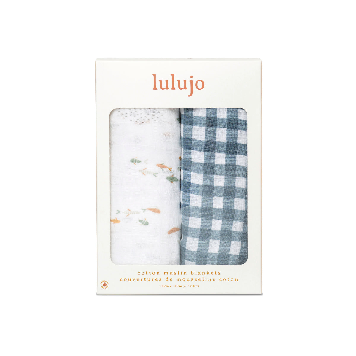 Lulujo 2-Pack Cotton Swaddles