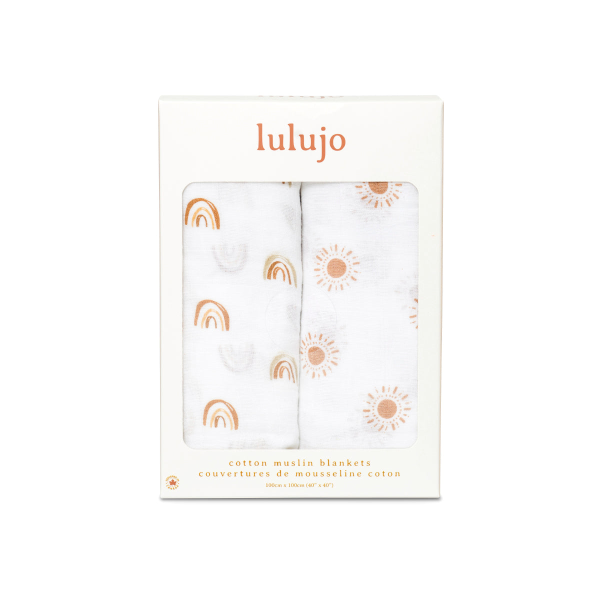 Lulujo 2-Pack Cotton Swaddles