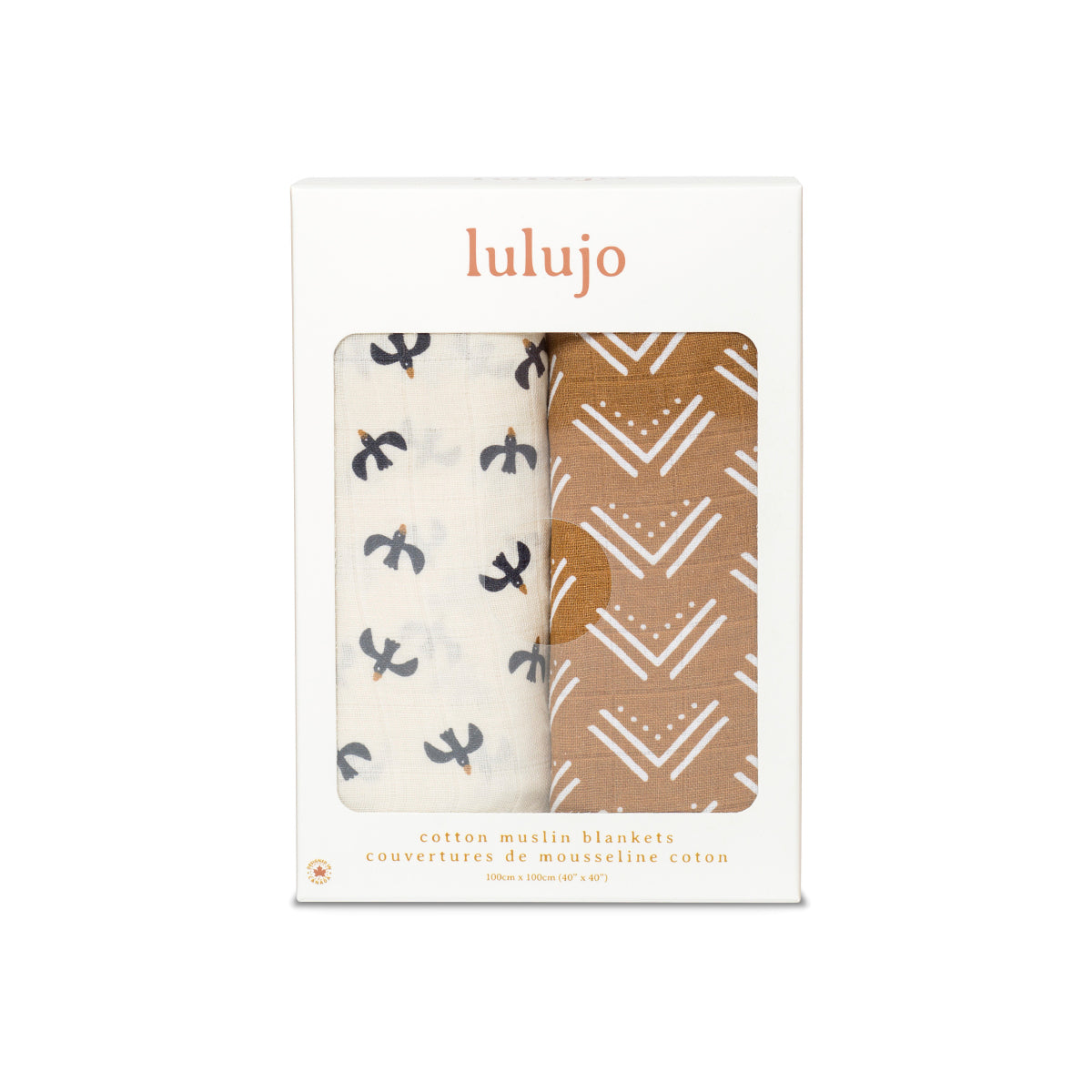 Lulujo 2-Pack Cotton Swaddles