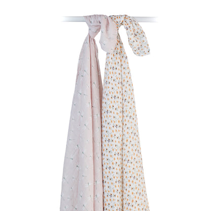 Lulujo 2-Pack Cotton Swaddles