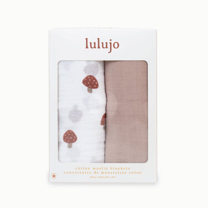 Lulujo 2-Pack Cotton Swaddles