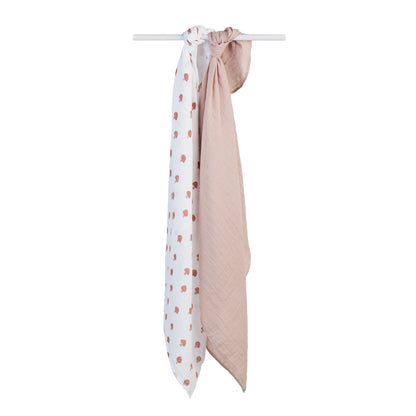 Lulujo 2-Pack Cotton Swaddles