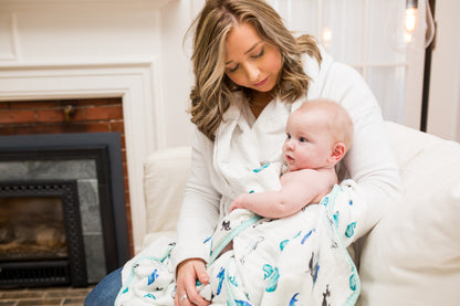 Lulujo Bamboo Crib Quilt