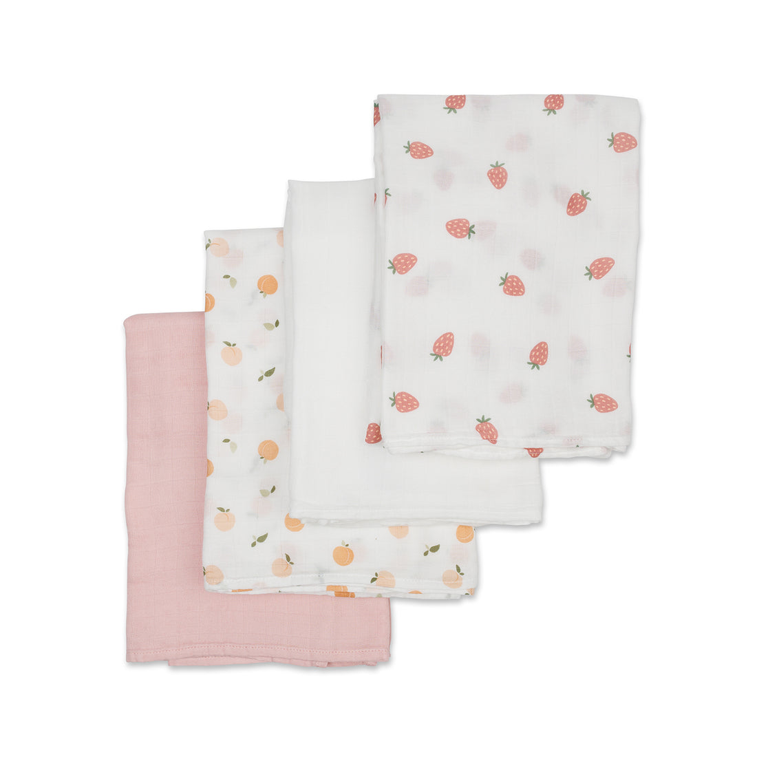 Lulujo 4-Pack Bamboo Muslin Swaddle Blankets