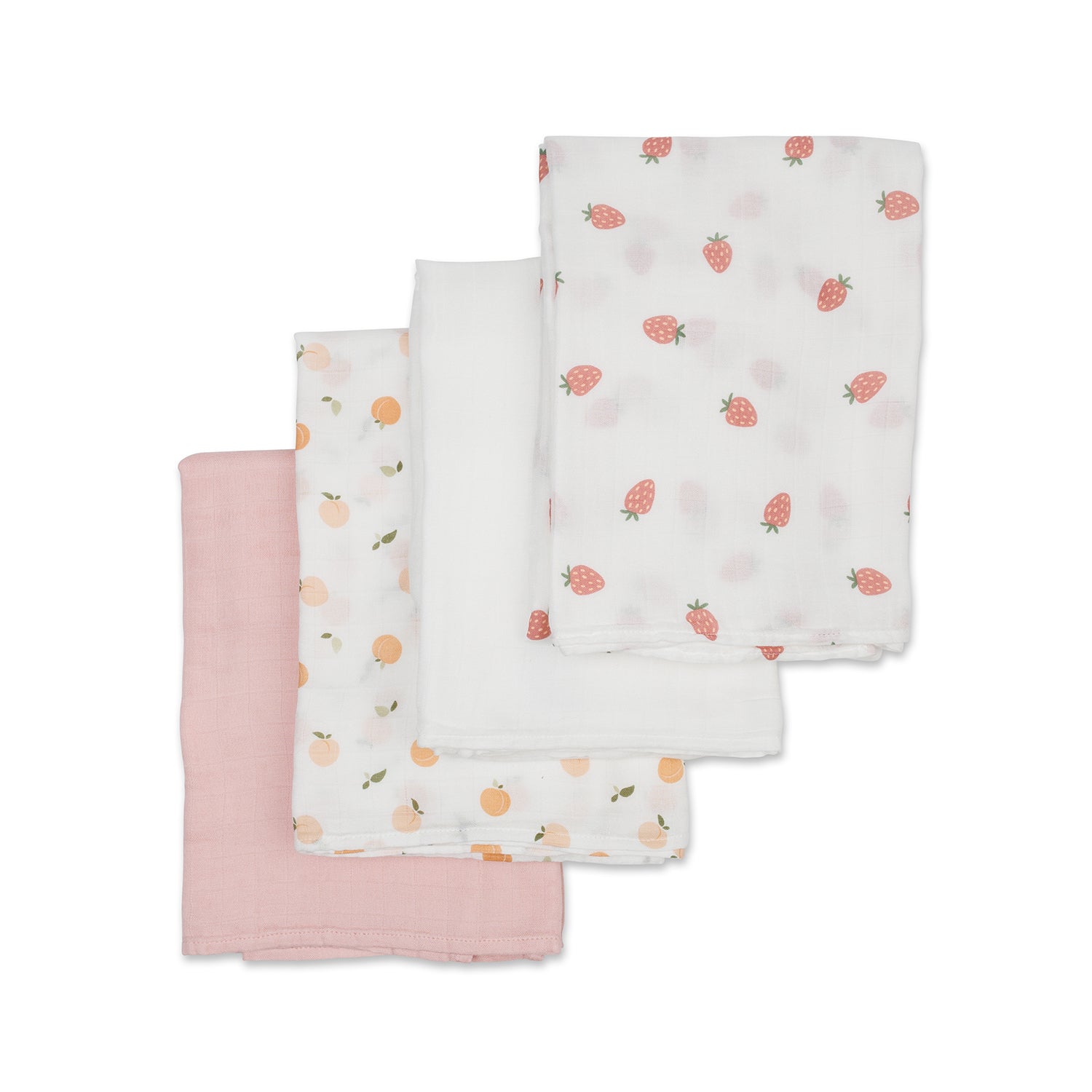 Lulujo 4-Pack Bamboo Muslin Swaddle Blankets