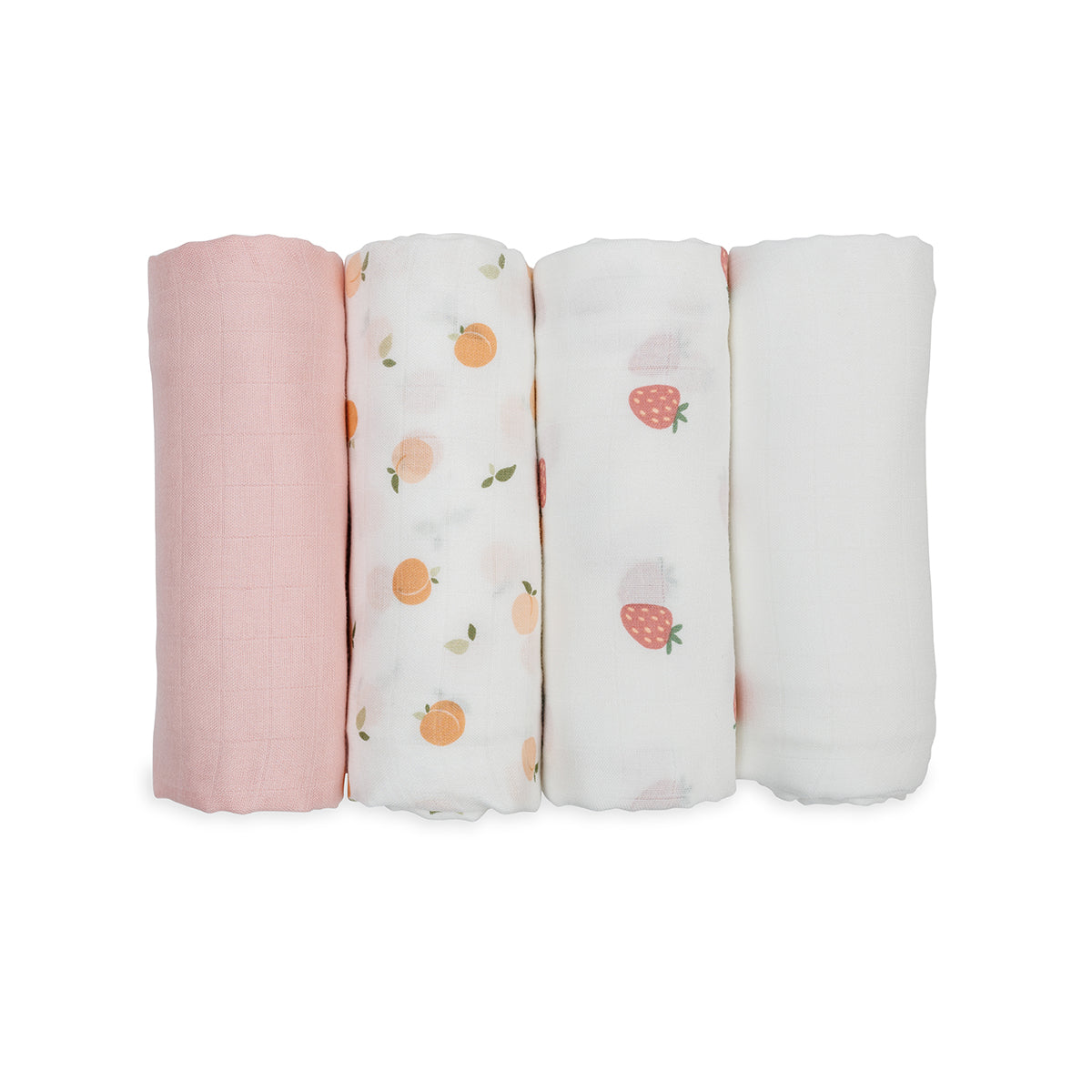 Lulujo 4-Pack Bamboo Muslin Swaddle Blankets