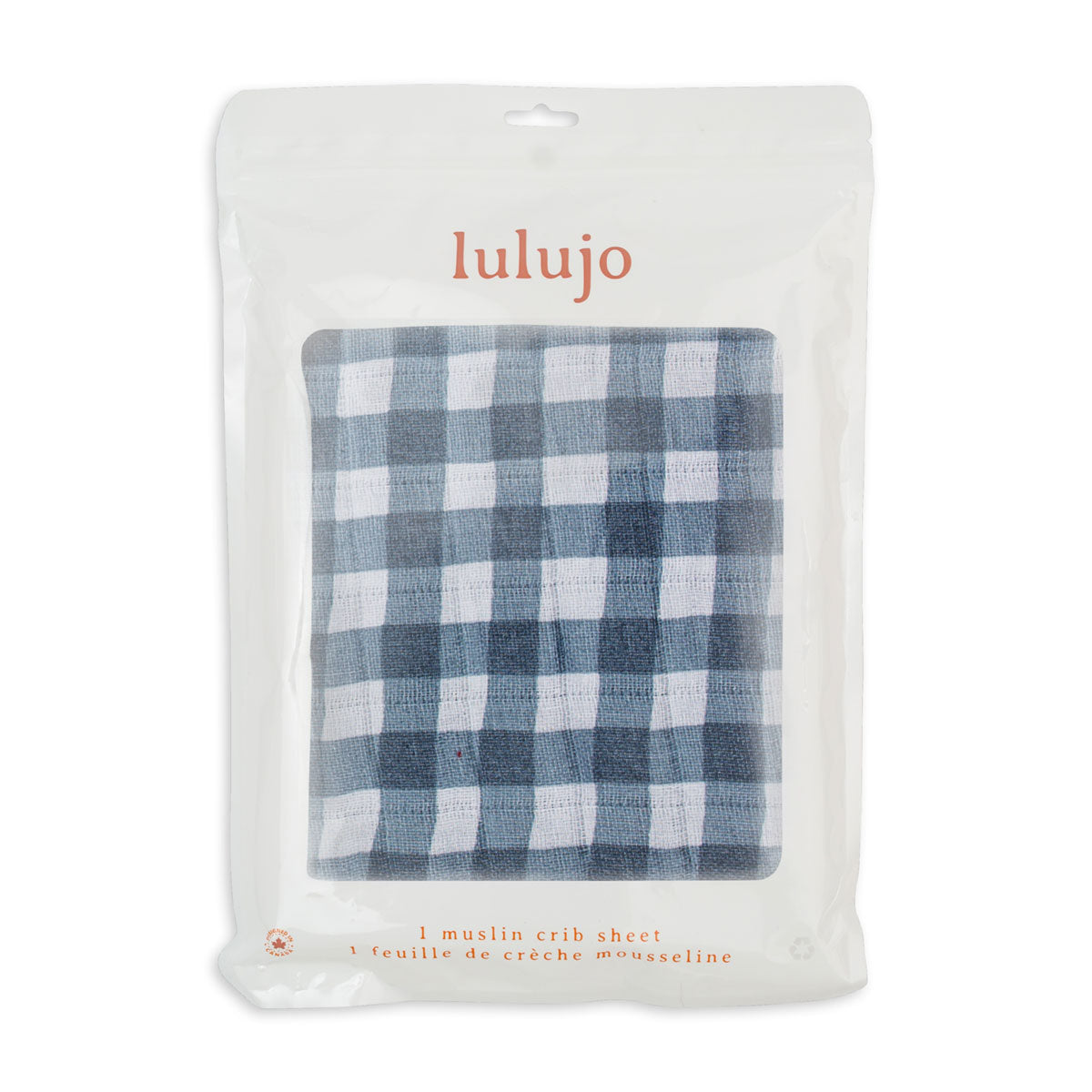 Lulujo Muslin Crib Sheet (135cm x 70cm)