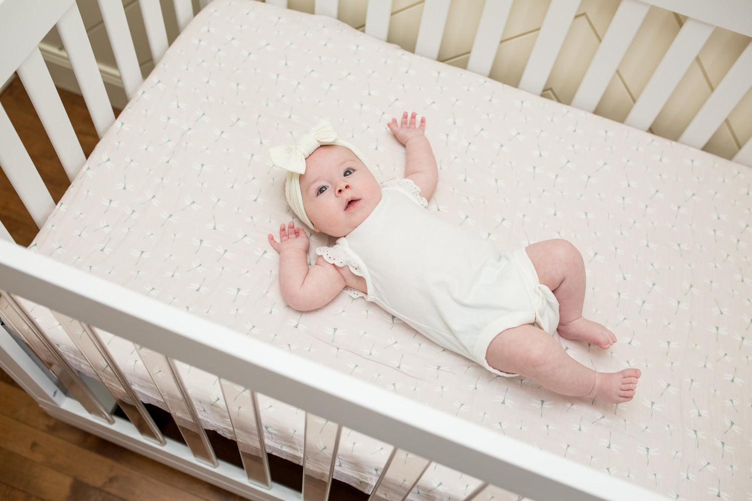 Lulujo Muslin Crib Sheet (135cm x 70cm)