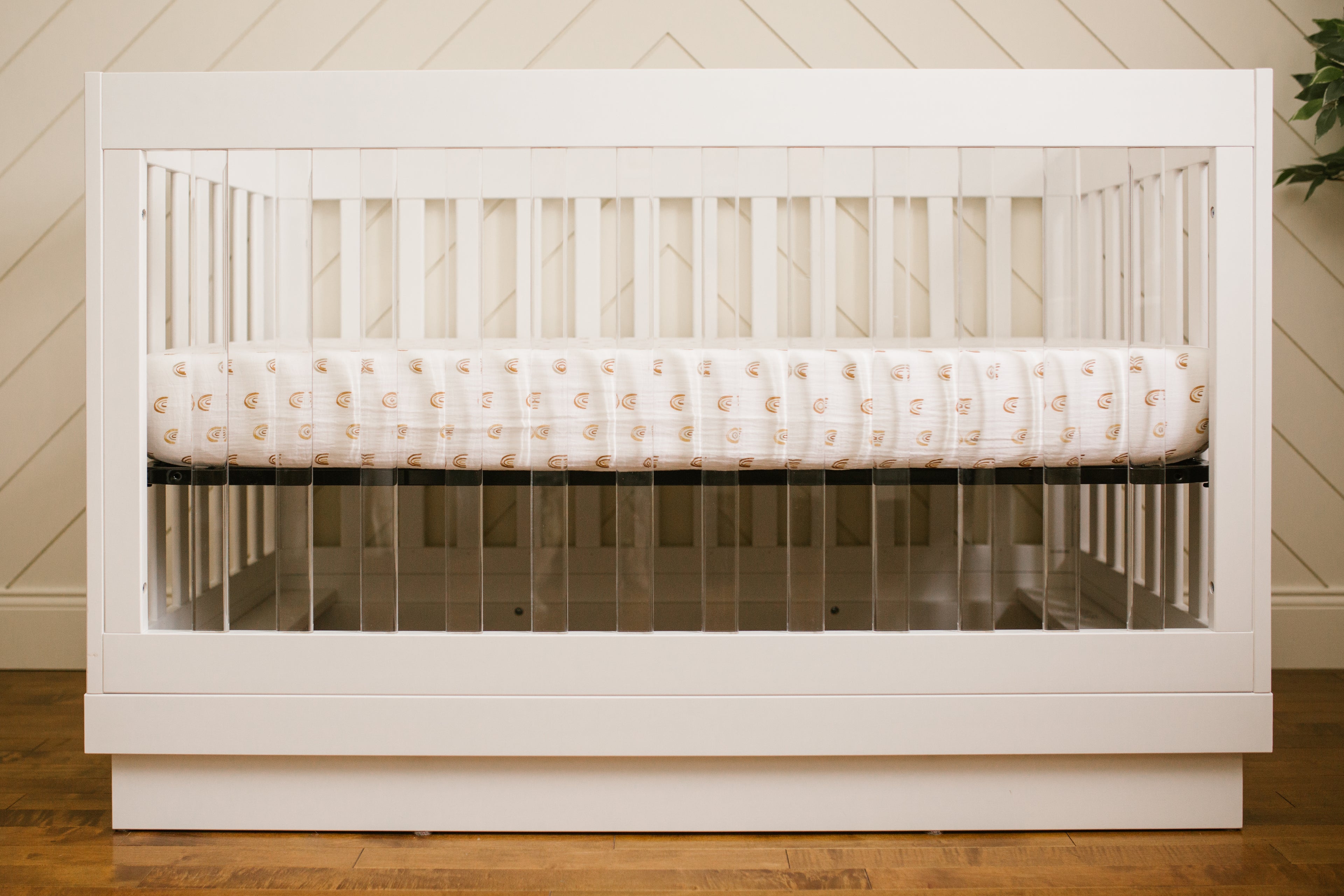 Lulujo Muslin Crib Sheet (135cm x 70cm)