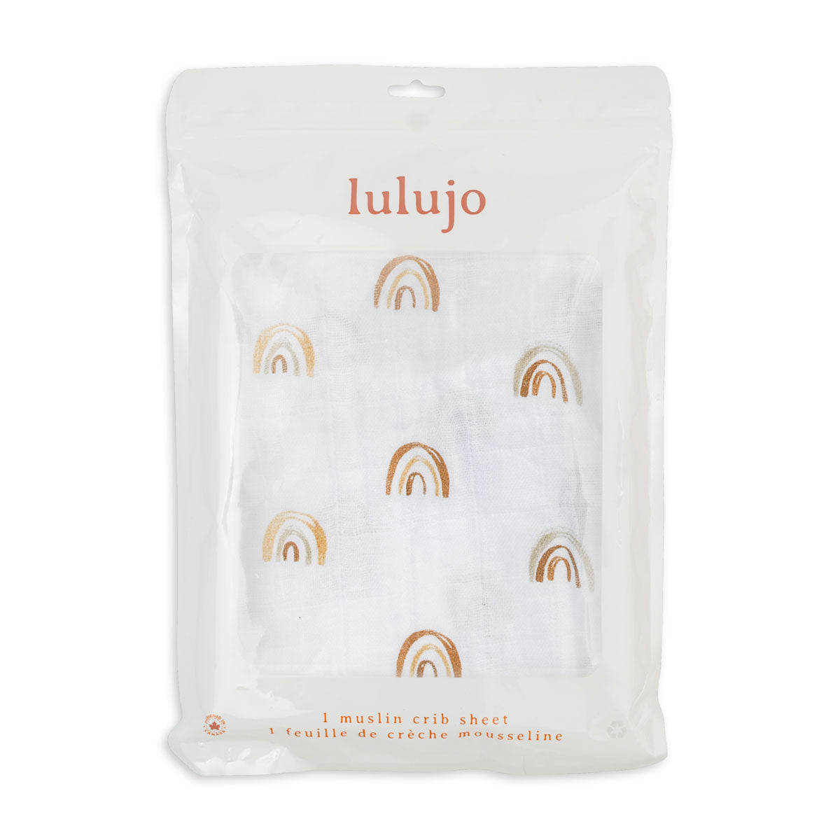 Lulujo Muslin Crib Sheet (135cm x 70cm)