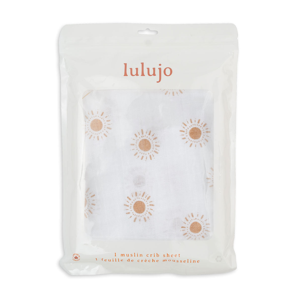 Lulujo Muslin Crib Sheet (135cm x 70cm)