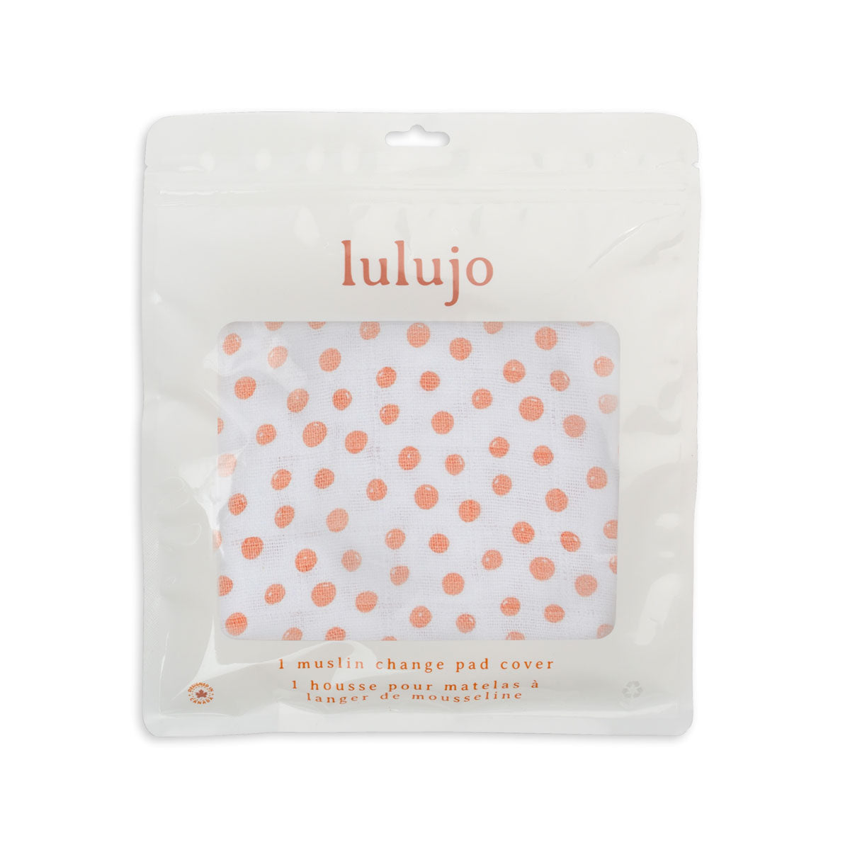 Lulujo Muslin Change Pad Cover (80cm x 40cm)