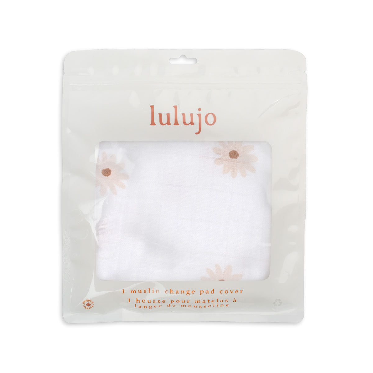 Lulujo Muslin Change Pad Cover (80cm x 40cm)