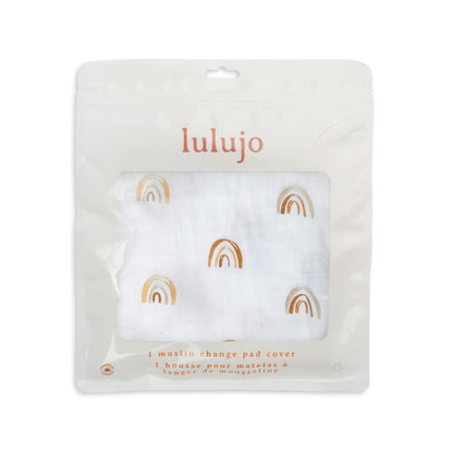 Lulujo Muslin Change Pad Cover (80cm x 40cm)