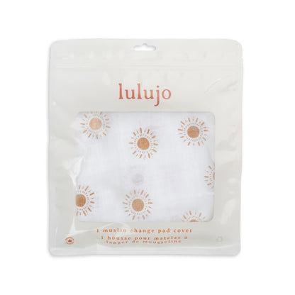 Lulujo Muslin Change Pad Cover (80cm x 40cm)