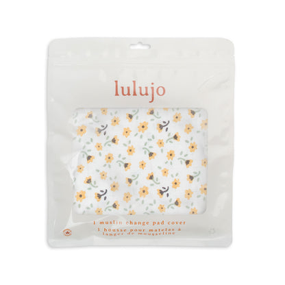 Lulujo Muslin Change Pad Cover (80cm x 40cm)
