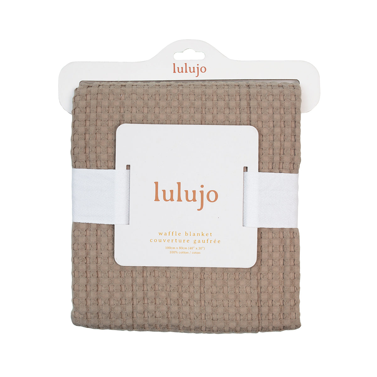 Lulujo Waffle Blanket (100cm x 80cm)