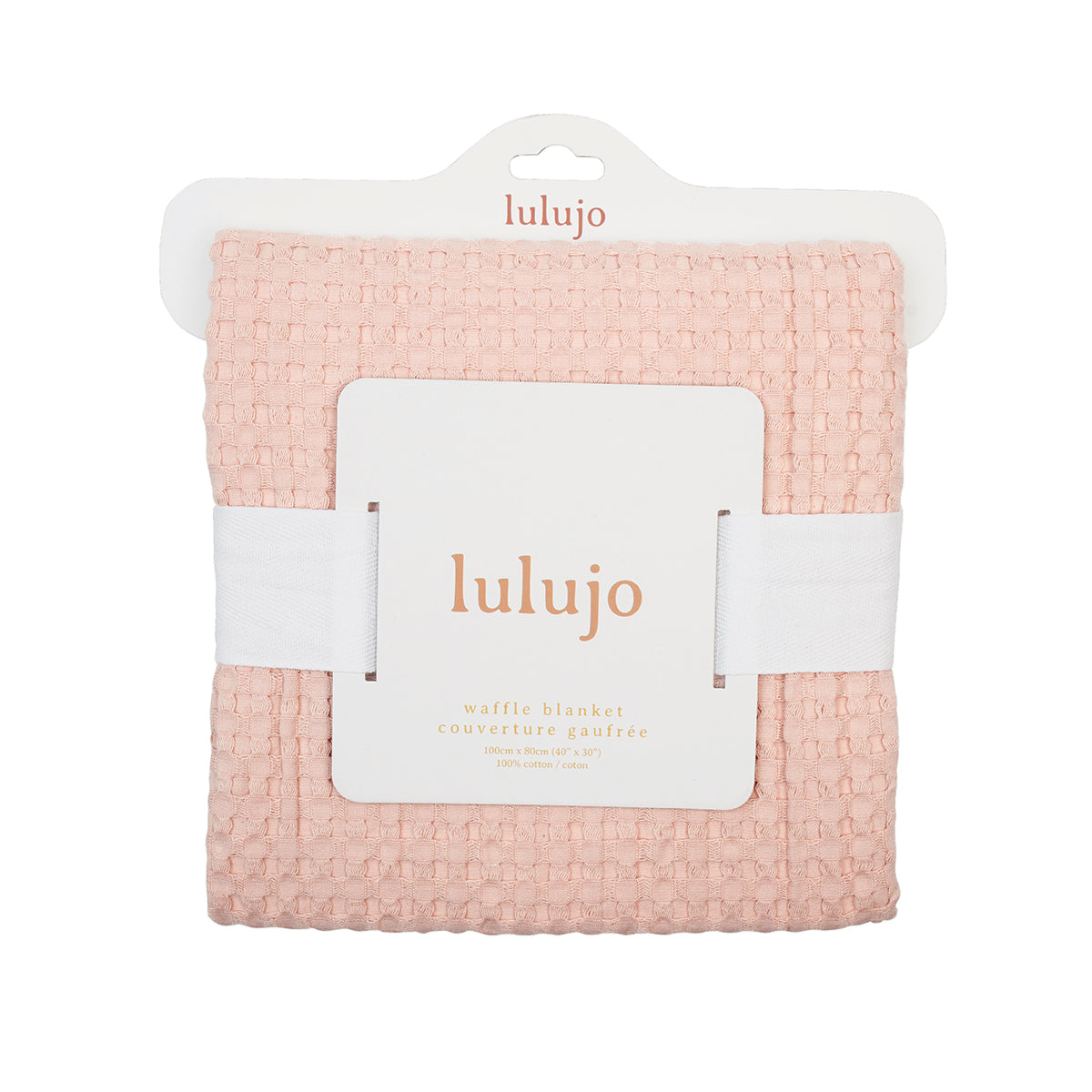 Lulujo Waffle Blanket (100cm x 80cm)