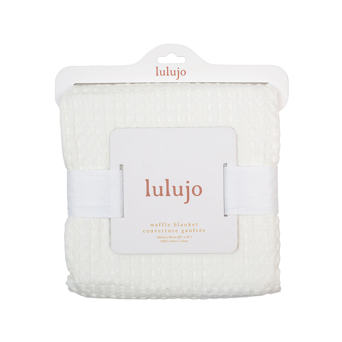 Lulujo Waffle Blanket (100cm x 80cm)