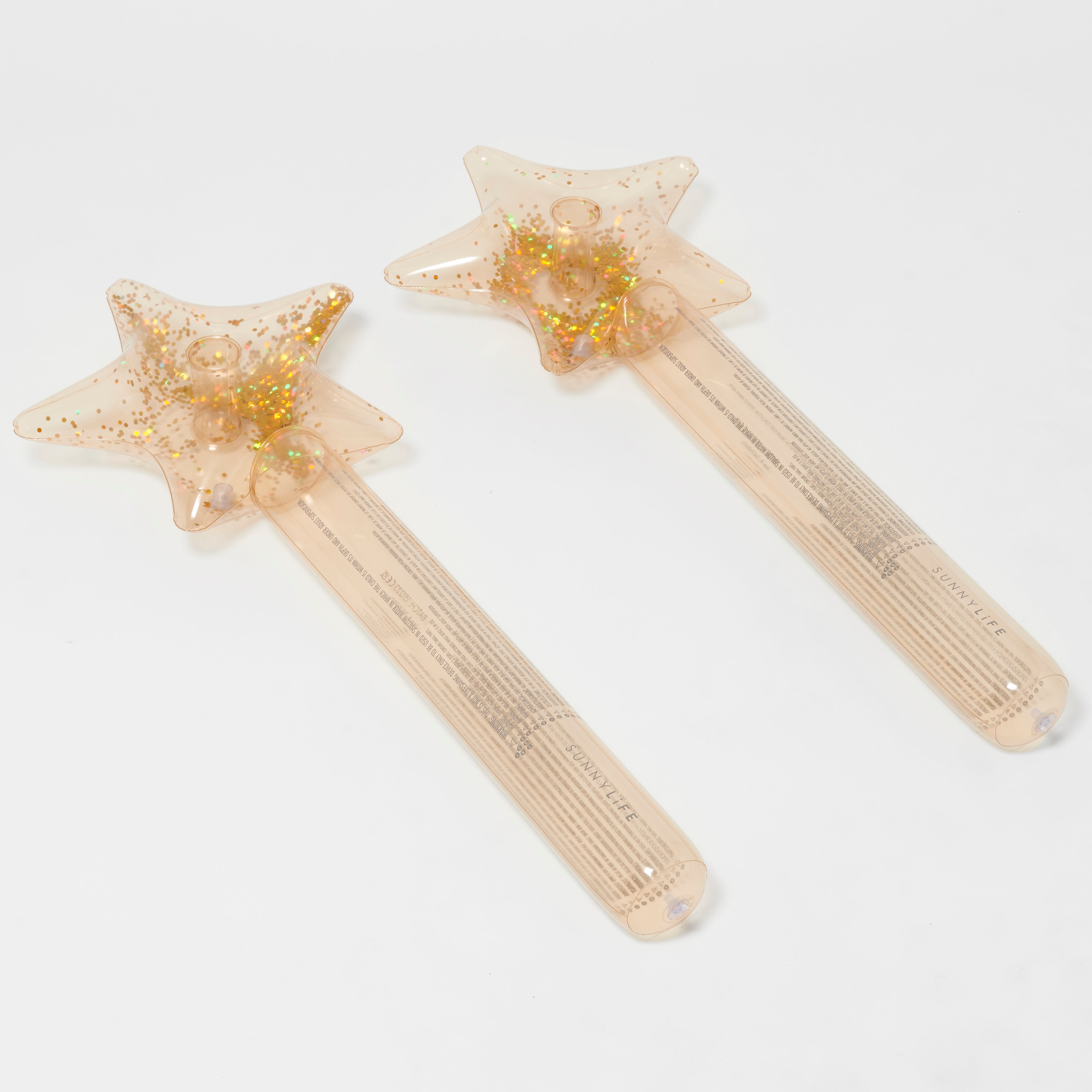 Sunnylife Kids Inflatable Star Wand Princess Swan Set of 2