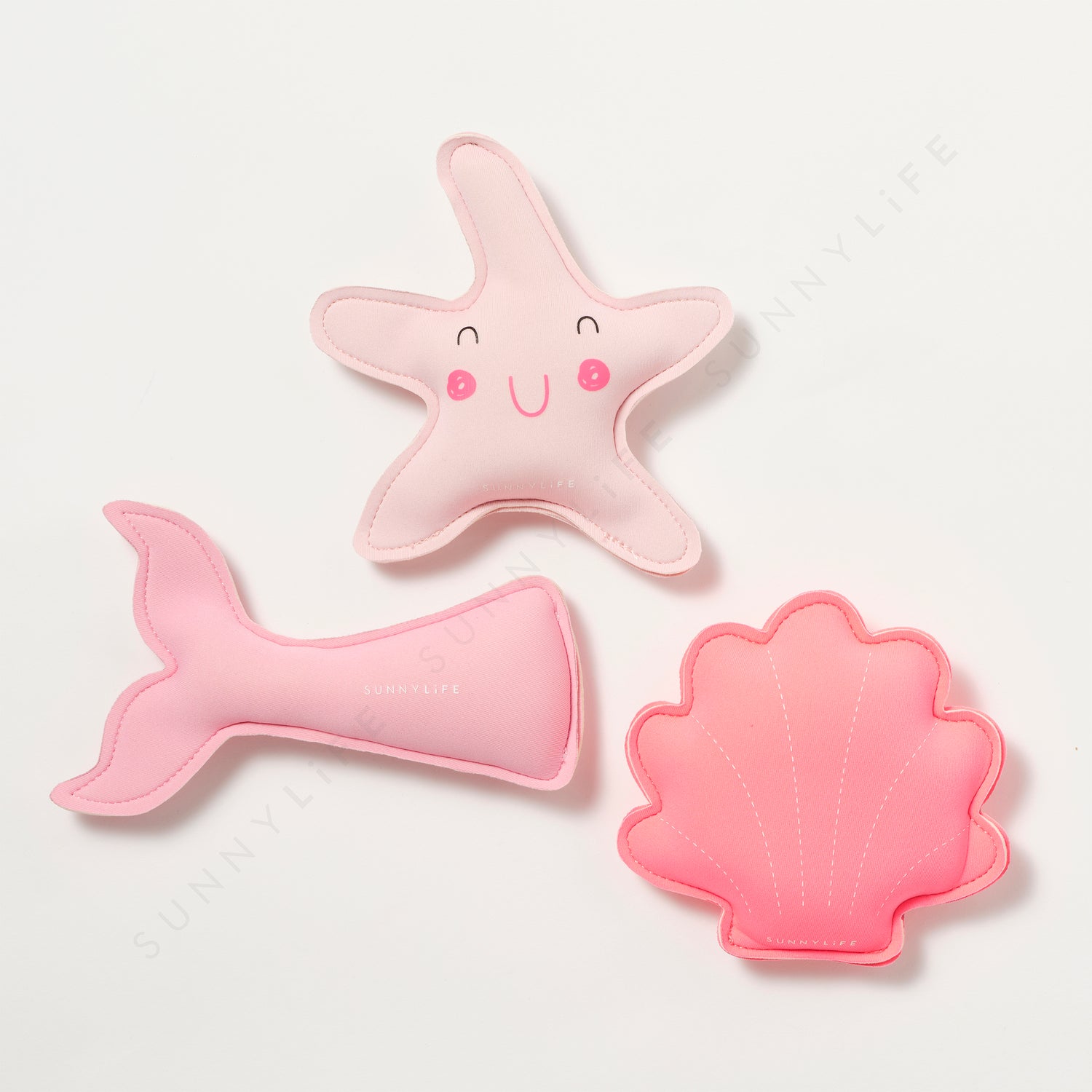 Sunnylife Melody the Mermaid Dive Buddies Neon Strawberry Set of 3