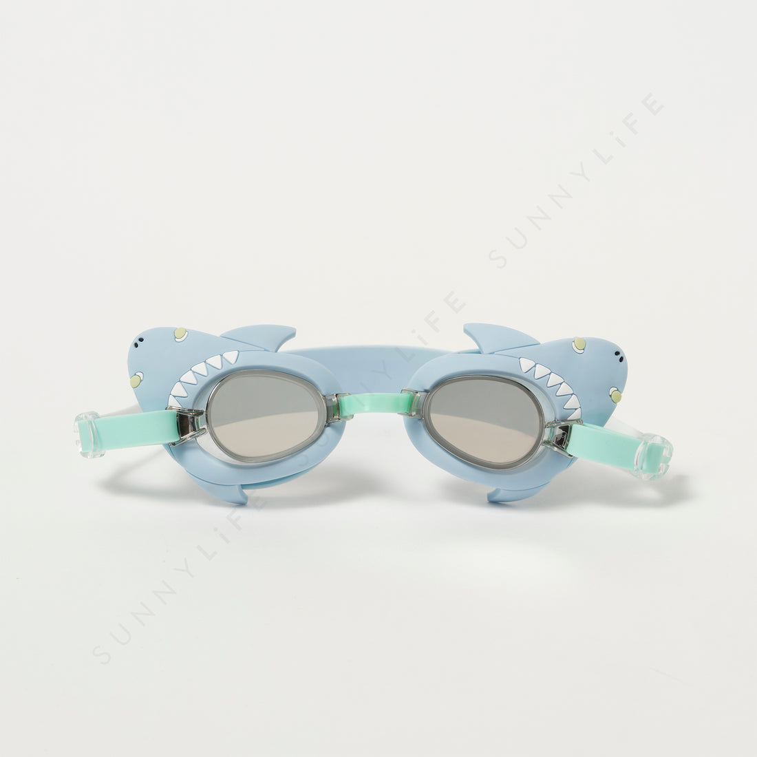 Sunnylife Salty the Shark Mini Swim Goggles Aqua