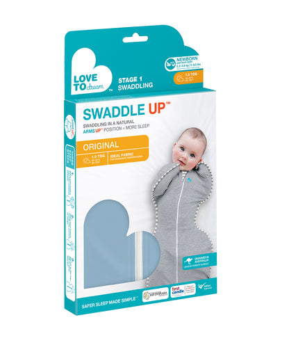 Love To Dream Swaddle UP Original Dusty Blue