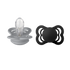 Bibs Supreme 2 Pack Silicone S1 Cloud/Black Color