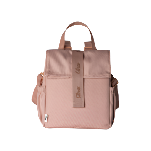 Citron 2022 Insulated Rollup Lunchbag Blush Pink Color