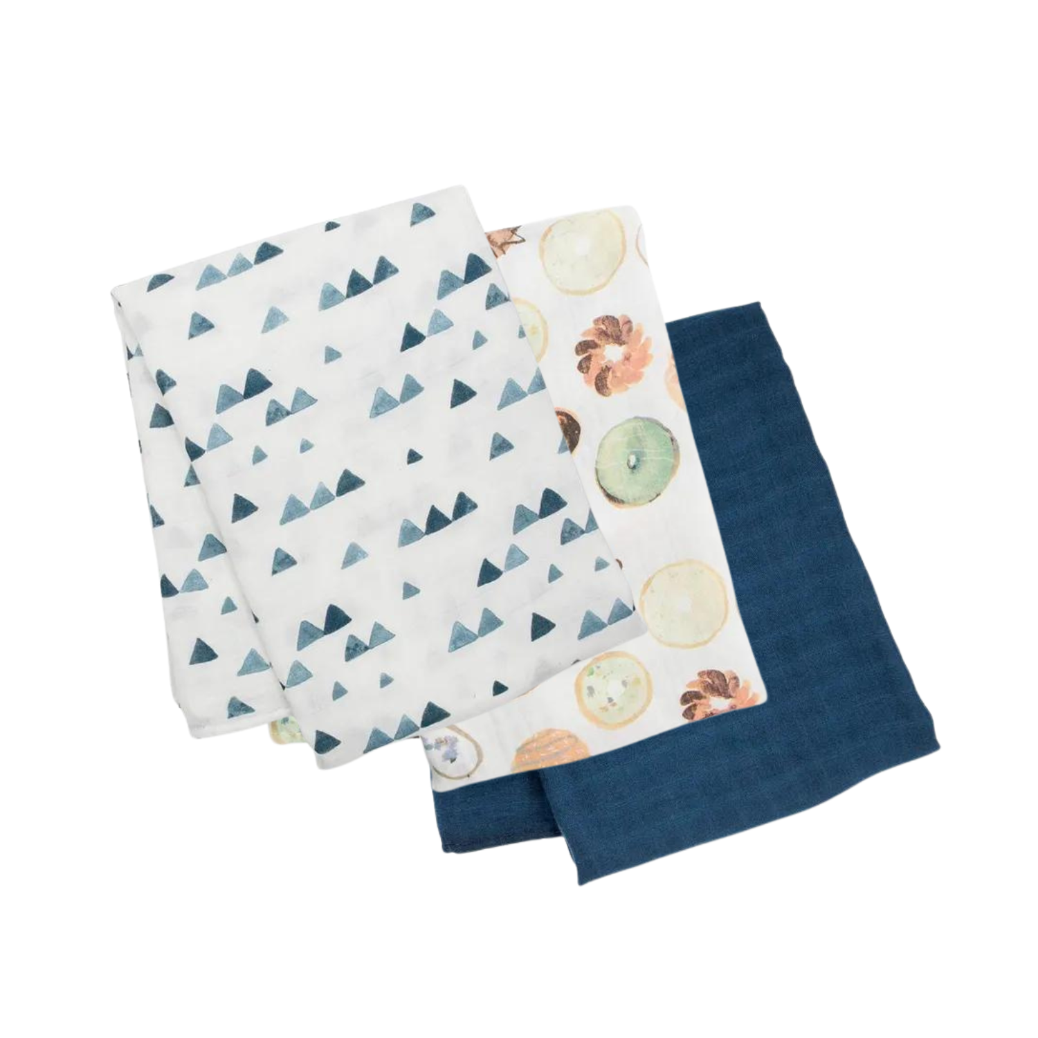 Lulujo 3-Pack Bamboo Muslin Swaddle Blankets