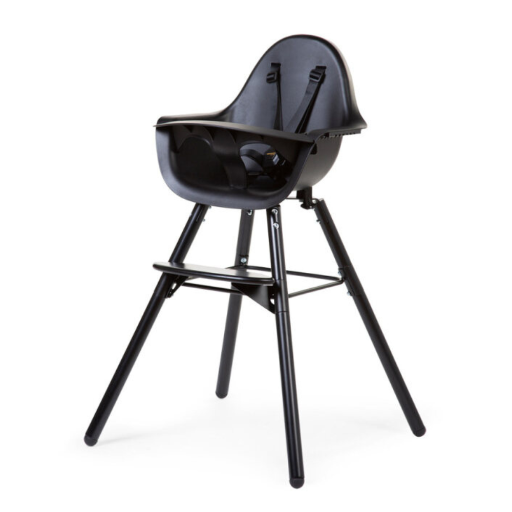 Childhome Evolu 2 Chair - Highchair configuration with removable tray for baby feeding.