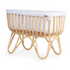 Childhome Rattan Cradle 80x40 + Mattress + Cover Off White. Now available online in UAE