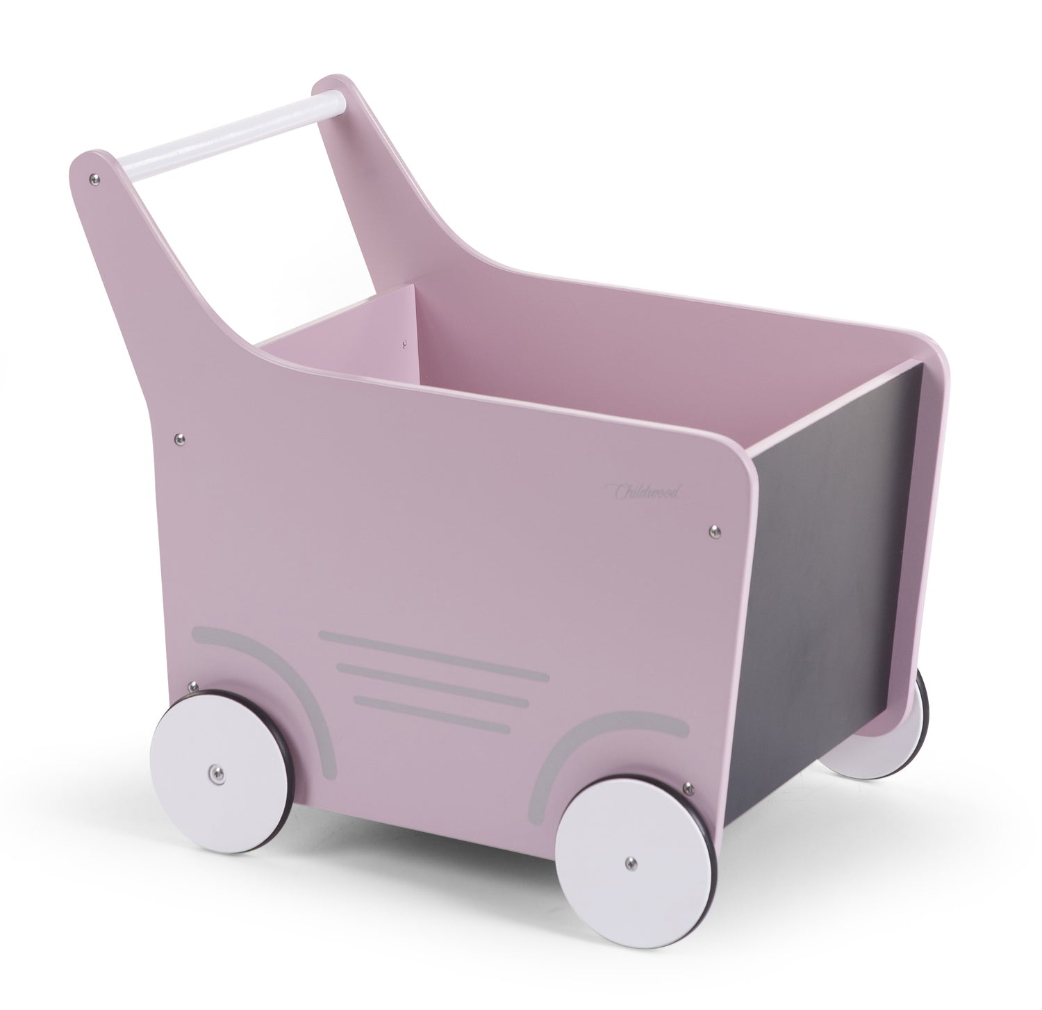 Childhome Wooden Stroller Soft Pink Color