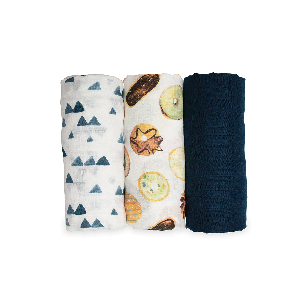 Lulujo 3-Pack Bamboo Muslin Swaddle Blankets