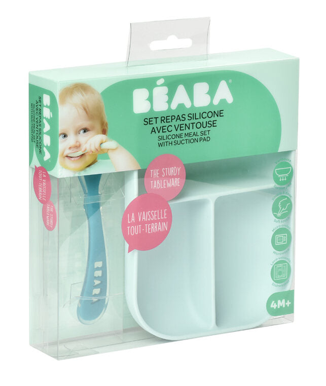 Beaba Silicone Suction Divided Plate, Shop now in UAE