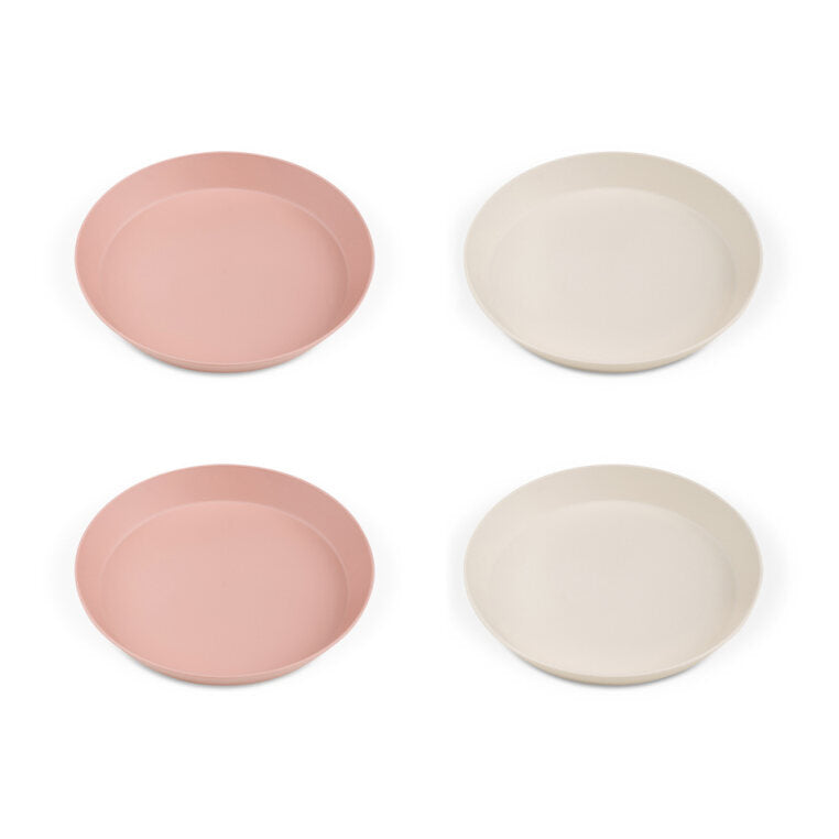 Citron 2022 PLA Plate Set of 4 Pink/Cream Color