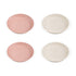 Citron 2022 PLA Plate Set of 4 Pink/Cream Color